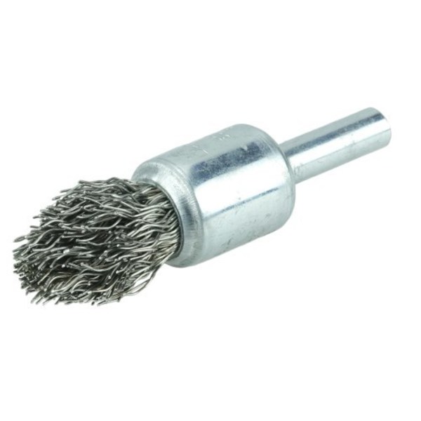Weiler Controlled Flare Crimped Wire End Brush 1/2", .014" Fill 10314
